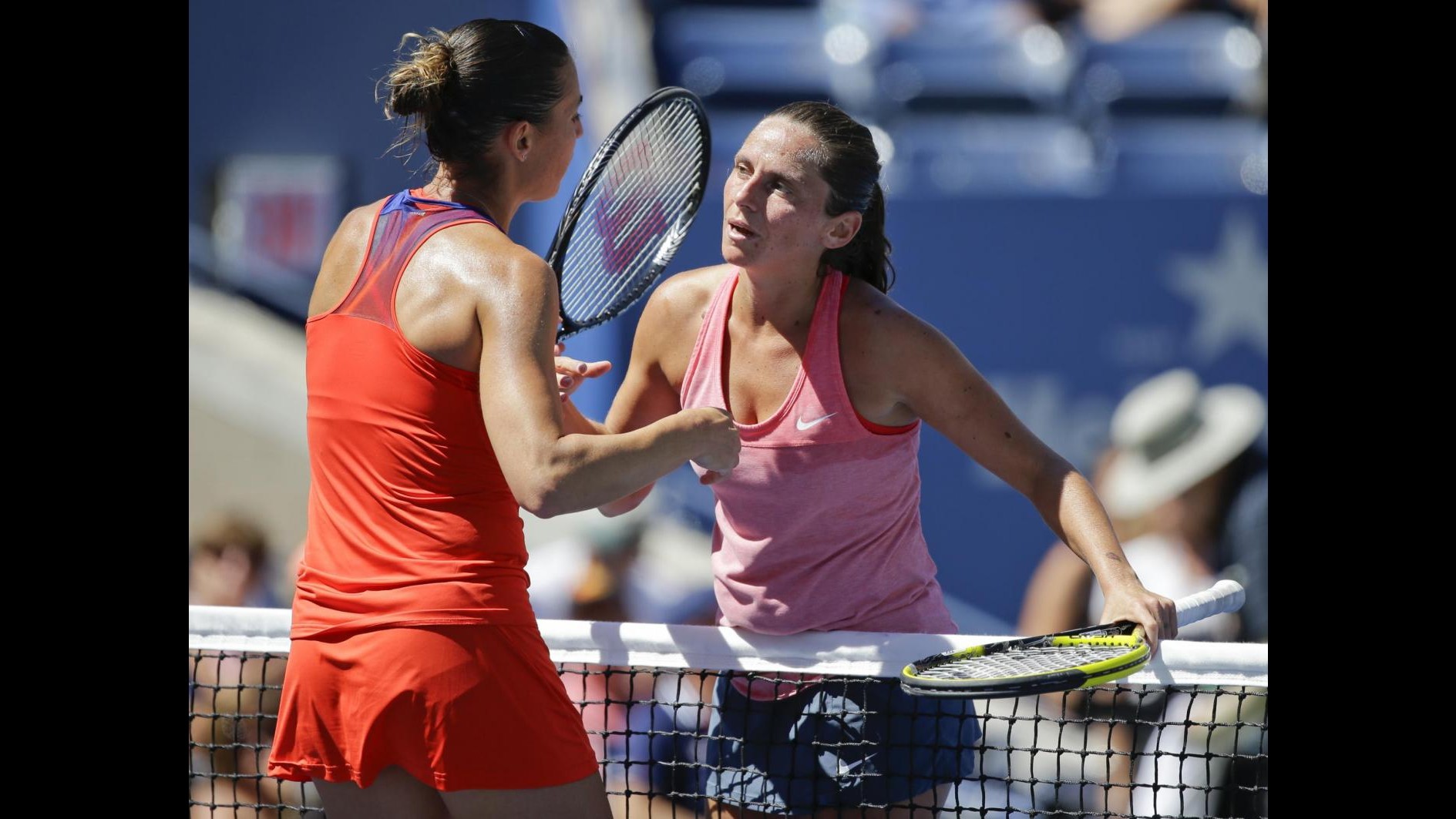Us Open, Pennetta batte Vinci nel derby tutto italiano e va in semifinale: Questo torneo è speciale