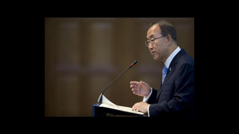 Siria, Ban Ki-moon: Attacco può scatenare ulteriore violenza