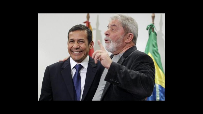 Perù, sondaggio: Humala si ispiri a Lula, non a Chavez