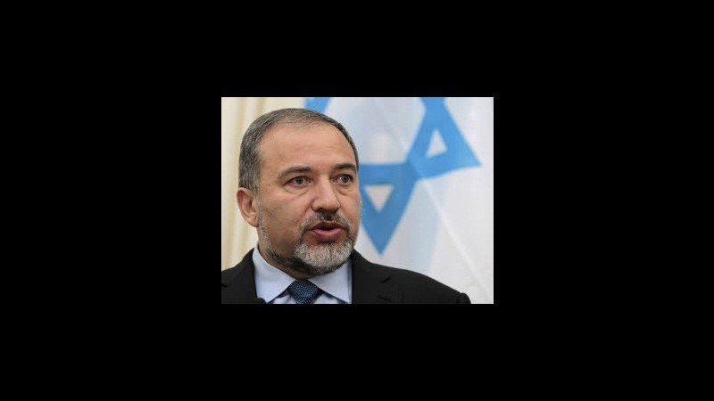 Palestina, Lieberman su indipendenza: Risponderemo in modo unilaterale