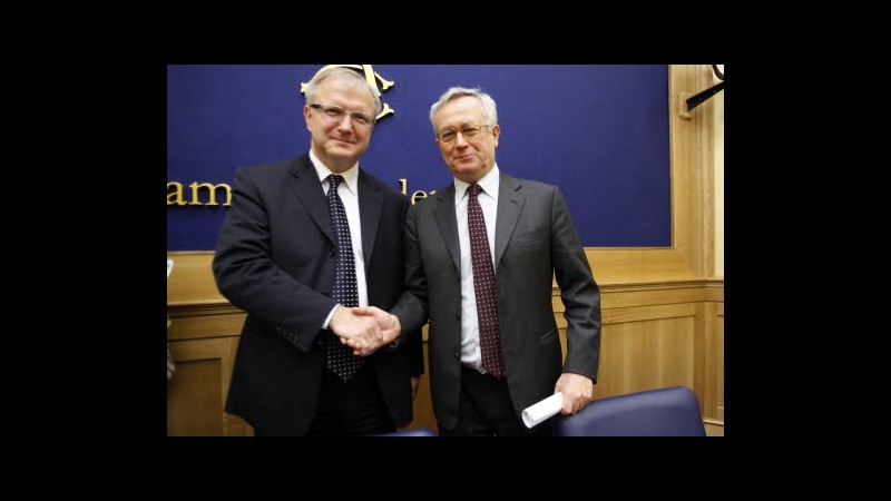 Ue: politiche Italia in evoluzione, Rehn ancora preoccupato per spread
