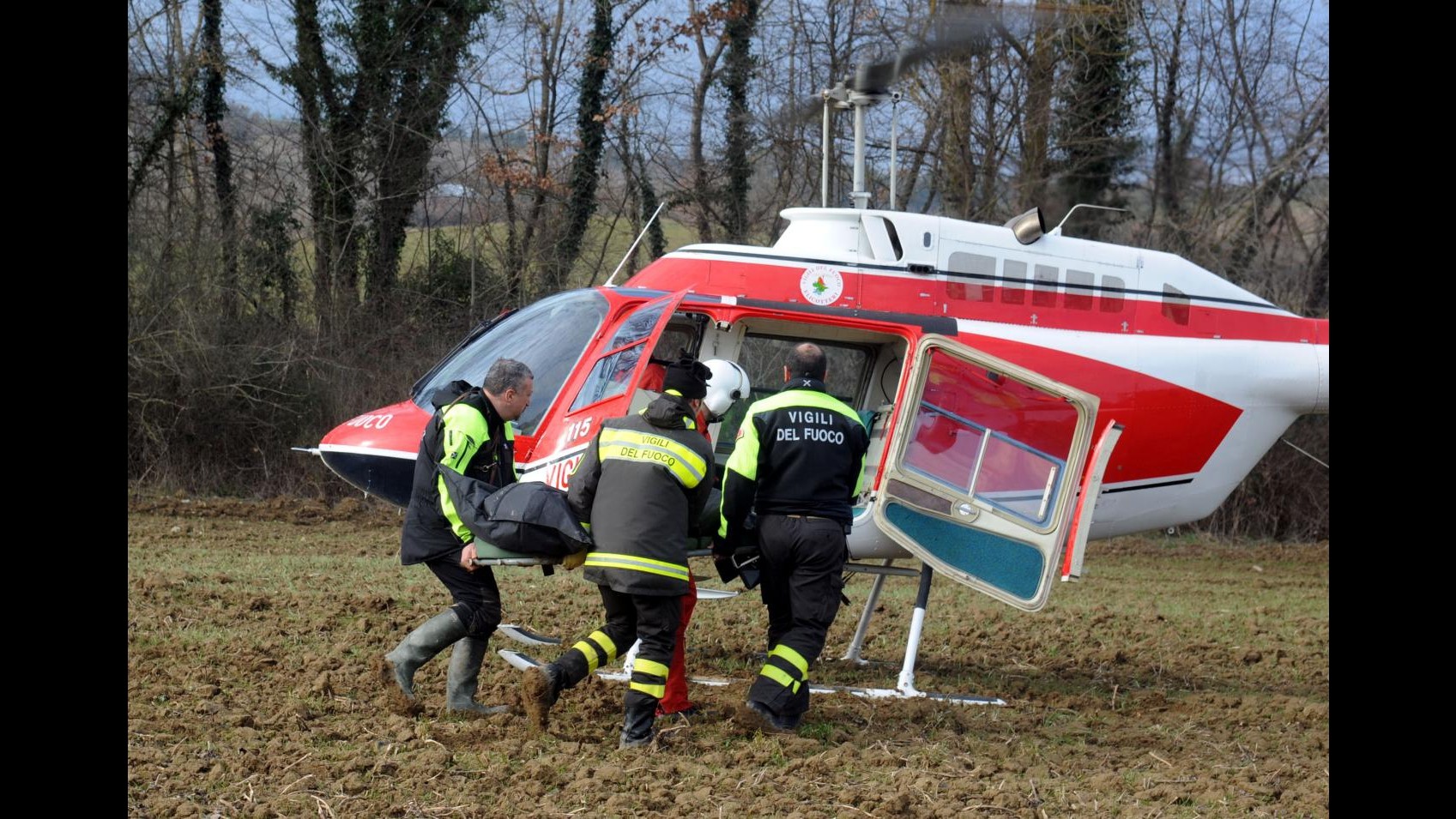 Precipita elicottero del 118, 1 morto e 4 feriti