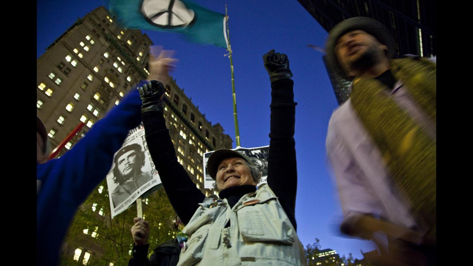 Manifestanti di Occupy Wall Street marceranno da New York a Washington