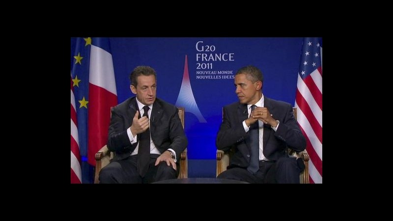 Sarkozy a Obama al G20: Non sopporto Netanyahu, è un bugiardo