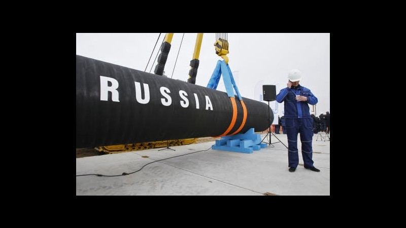 Germania, Merkel e Medvedev inaugurano il gasdotto Nord Stream