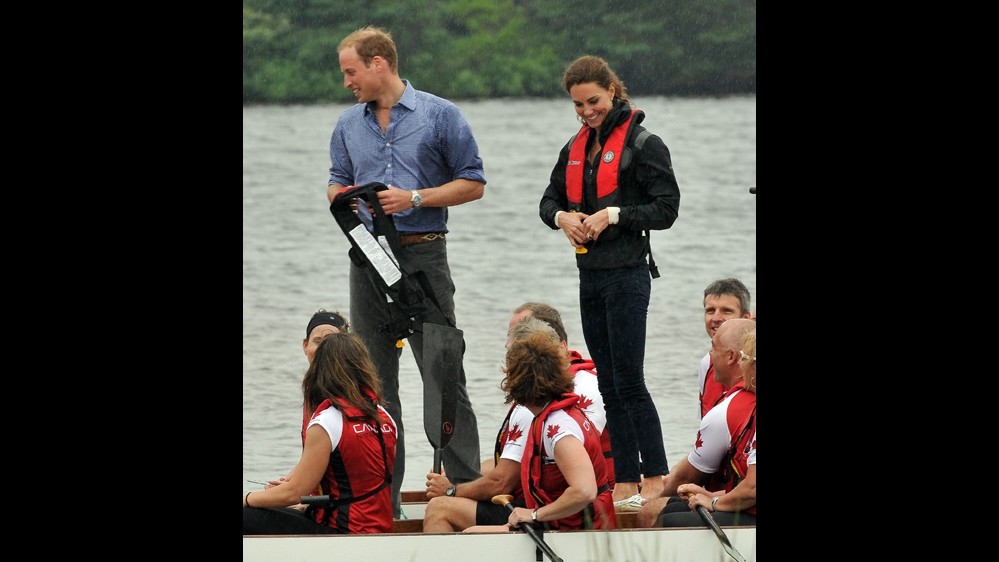 William e Kate in ‘dragon boat’