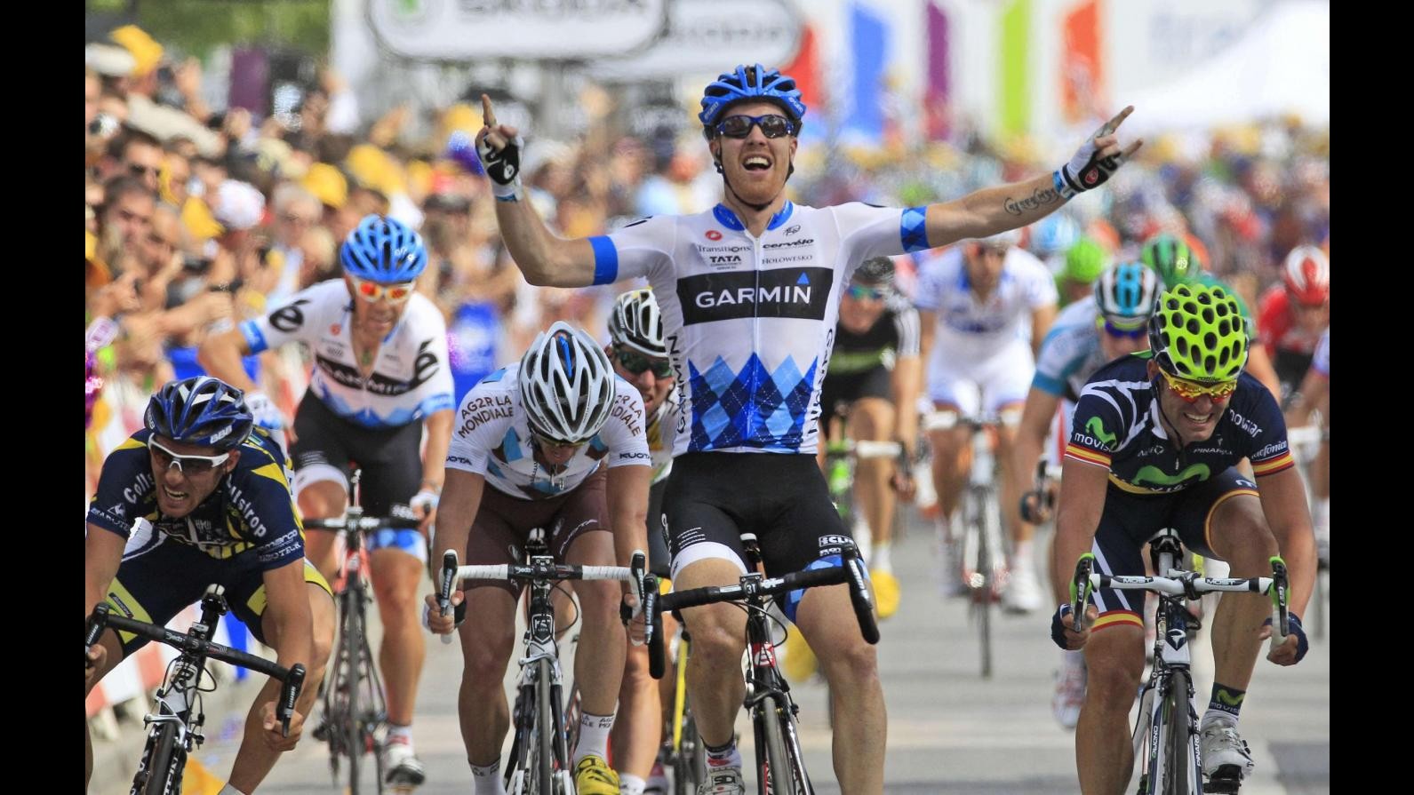 Tour de France: Farrar vince terza tappa. Hushovd in giallo