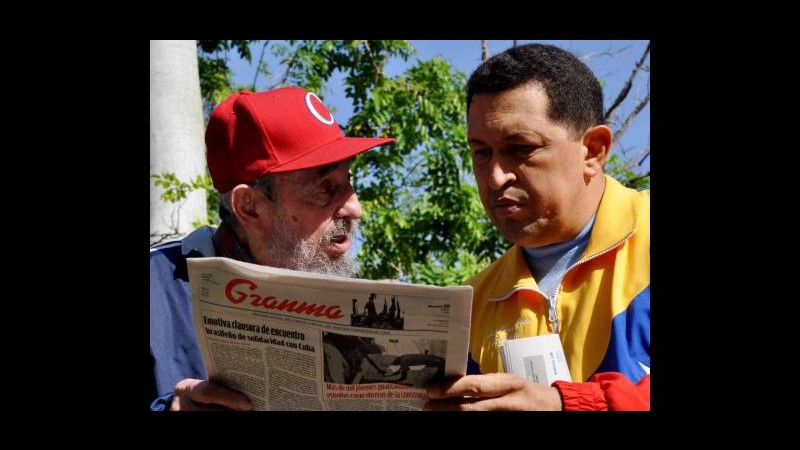 Castro rompe il silenzio su salute Chavez: Otterrà una grande vittoria