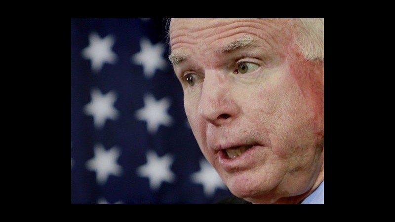 Afghanistan, McCain: Ritiro truppe Usa è un rishio non necessario