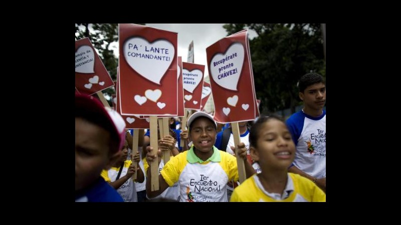 Manifestazione a Caracas per Chavez