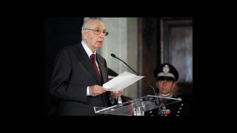 Rifiuti, Napolitano: Decreto insufficiente, servono ulteriori misure