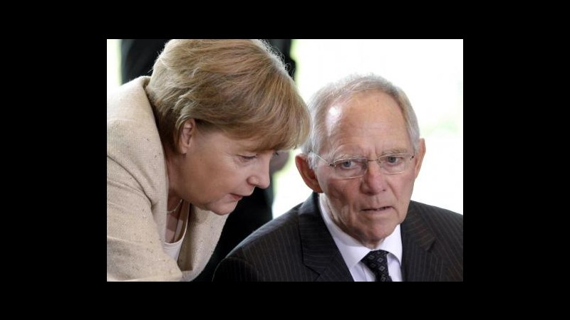 Grecia, Schaeuble: Banche Germania pronte a contribuire a salvataggio