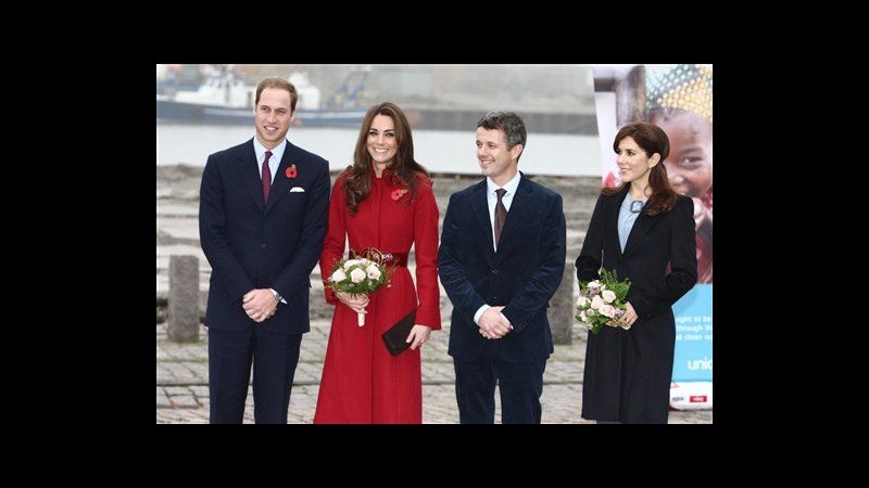 Carestia, William e Kate visitano centro Unicef in Danimarca