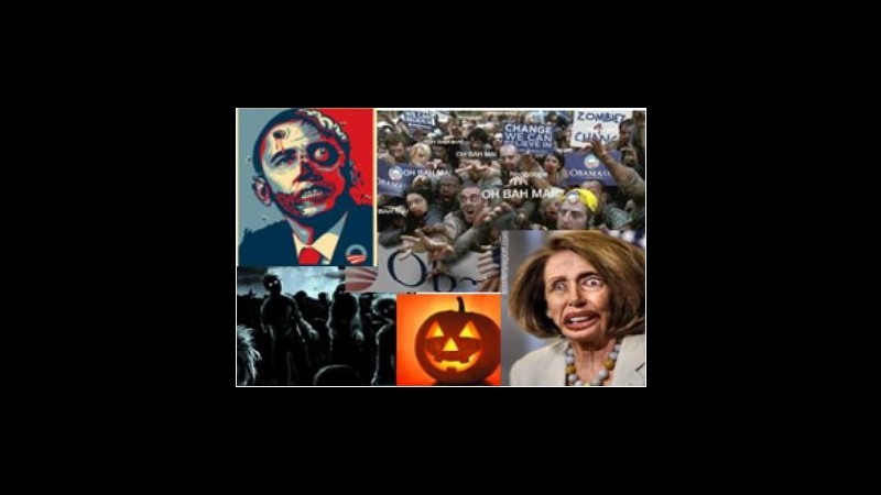 Obama zombie in vignetta Halloween dei repubblicani: è polemica