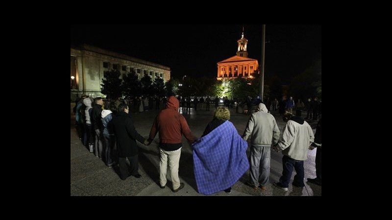 Occupy Wall Street, Stato del Tennessee elimina coprifuoco a Nashville