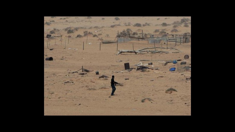 Libia, Jibril conferma presenza armi chimiche nel Paese