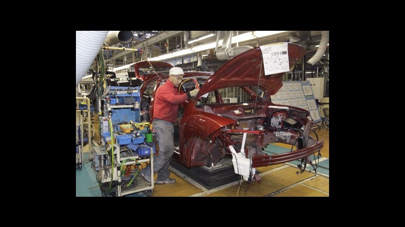 Giappone, a maggio nuovo crollo produzione auto: Toyota -49,3%