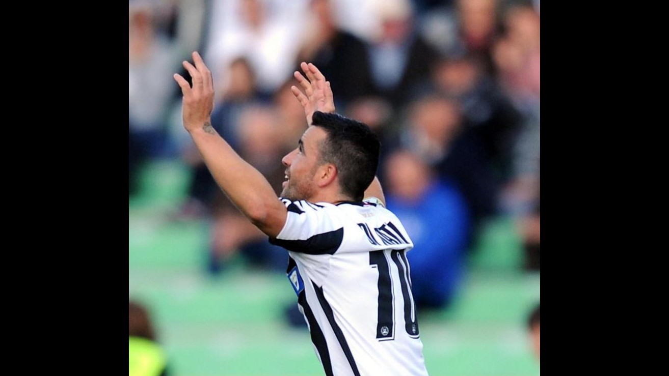Di Natale riporta Udinese al 2° posto, Cesena caccia Giampaolo