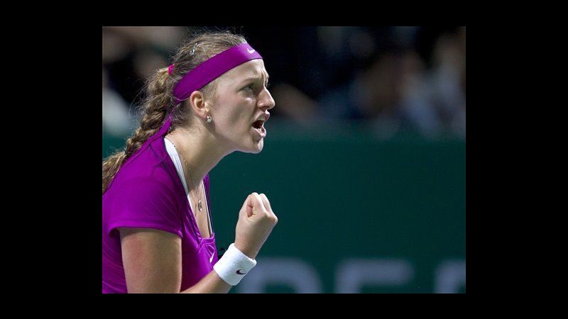 Tennis, Wta Championships: finale Kvitova-Azarenka, Pennetta out in doppio