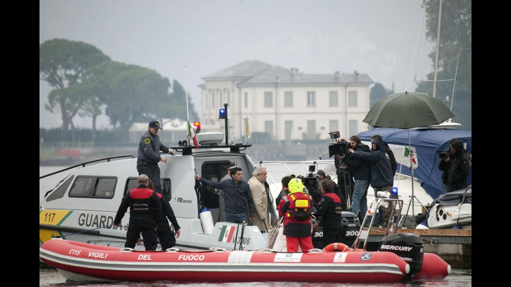 La nuova fiction ‘Una grande famiglia’ sul set del lago di Como