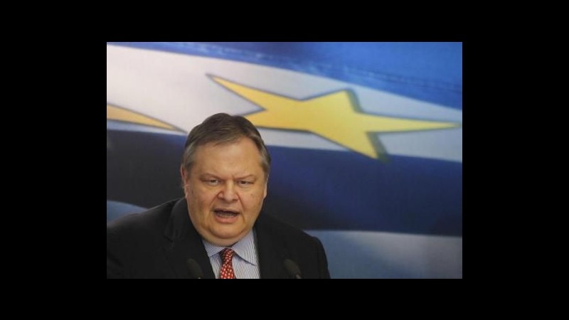 Grecia, Venizelos: Non siamo a rischio bancarotta, banche tutelate