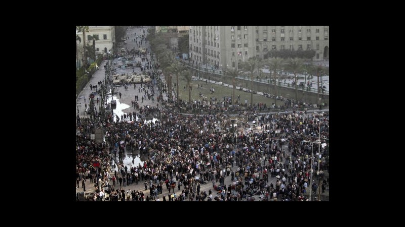 Egitto, 10mila in piazza Tahrir dopo annuncio dimissioni governo