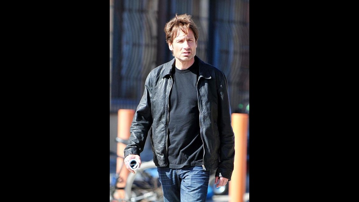 David Duchovny turbato sul set di ‘Californication’ a Santa Monica