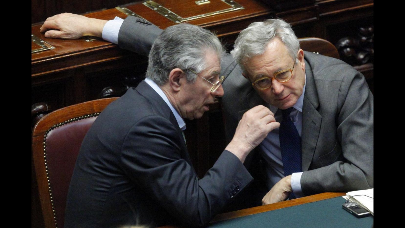 Cena della pace tra Tremonti e Bossi