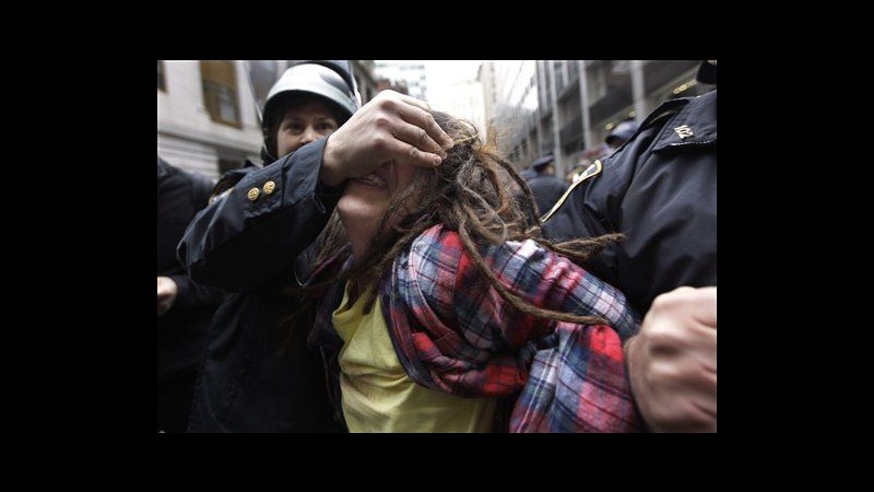 Occupy Wall Street, 18 arresti in distretto finanziario Los Angeles
