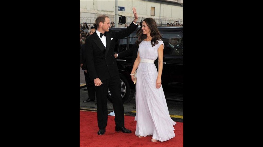 William e Kate sul red carpet dei Bafta con Nicole Kidman per cena di gala
