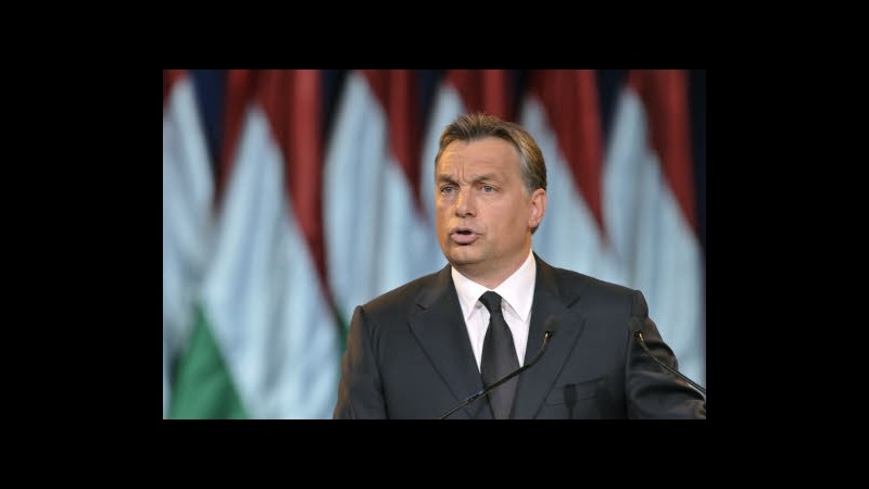 Ungheria, Orban: Non chiederemo aiuto Fmi nonostante rischio downgrade