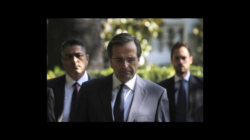 Grecia, Samaras: Non firmerò accordo per prossima rata del prestito