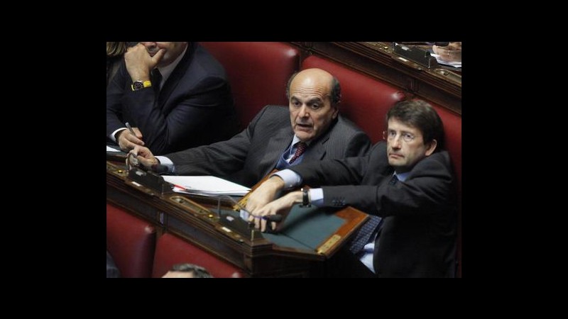 Bersani: Ora però i problemi restano