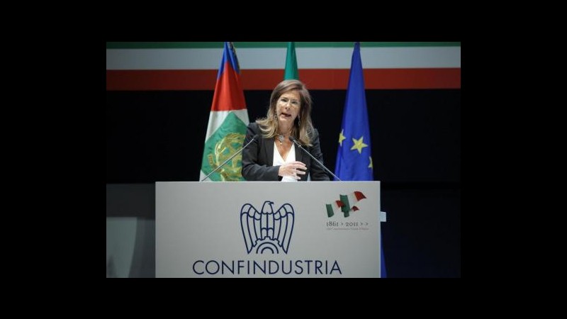 Marcegaglia: Sì a governo tecnico guidato da Monti