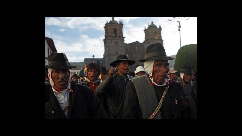 Stato di emergenza in Perù dopo proteste contro miniera a Cajamarca