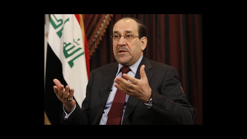 Iraq, premier al-Maliki: Bomba in Zona verde mirava a uccidermi