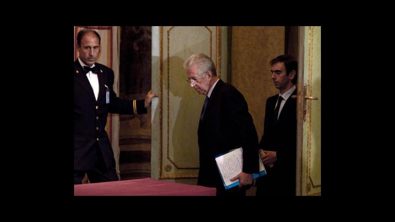 Manovra, week end di fuoco per Monti