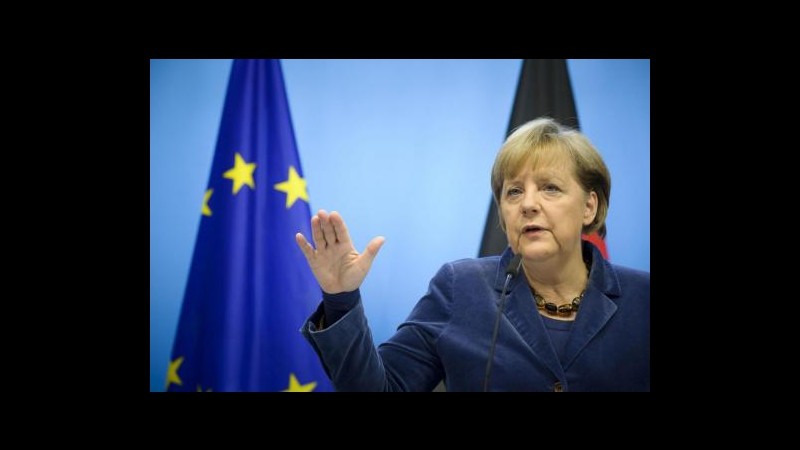 Merkel: Necessaria unione fiscale