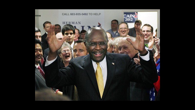 Usa 2012,Cain: Prima di decidere su ritiro devo parlare con mia moglie