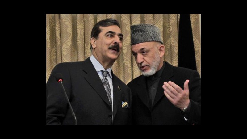 Pakistan, Gilani rifiuta appello Karzai di partecipare a summit Bonn