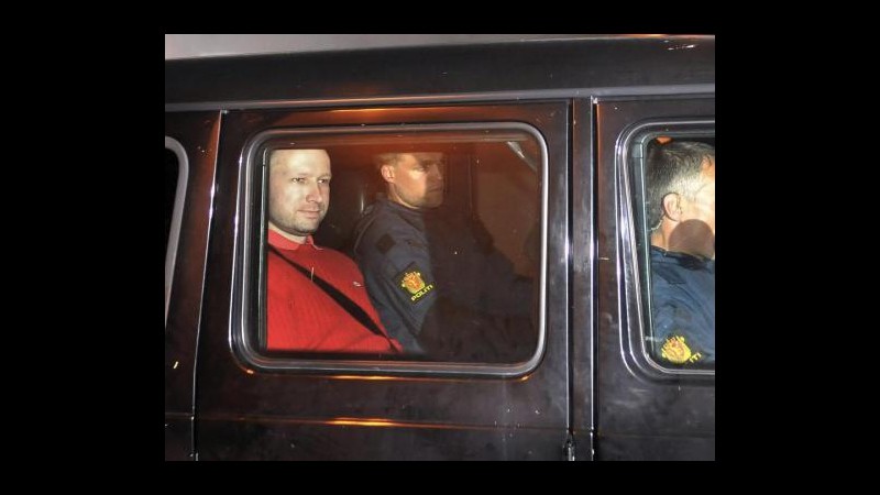 Breivik incapace di intendere e di volere