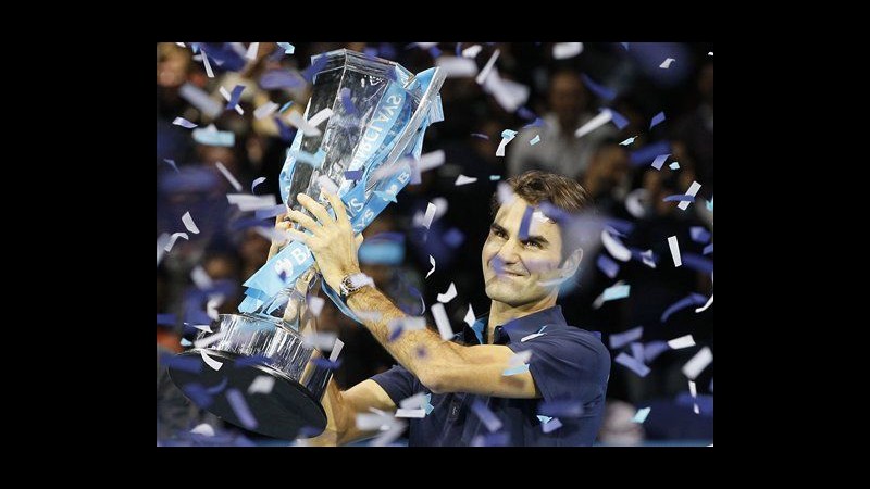 Federer nella storia con il 6° Masters, sconfitto Tsonga