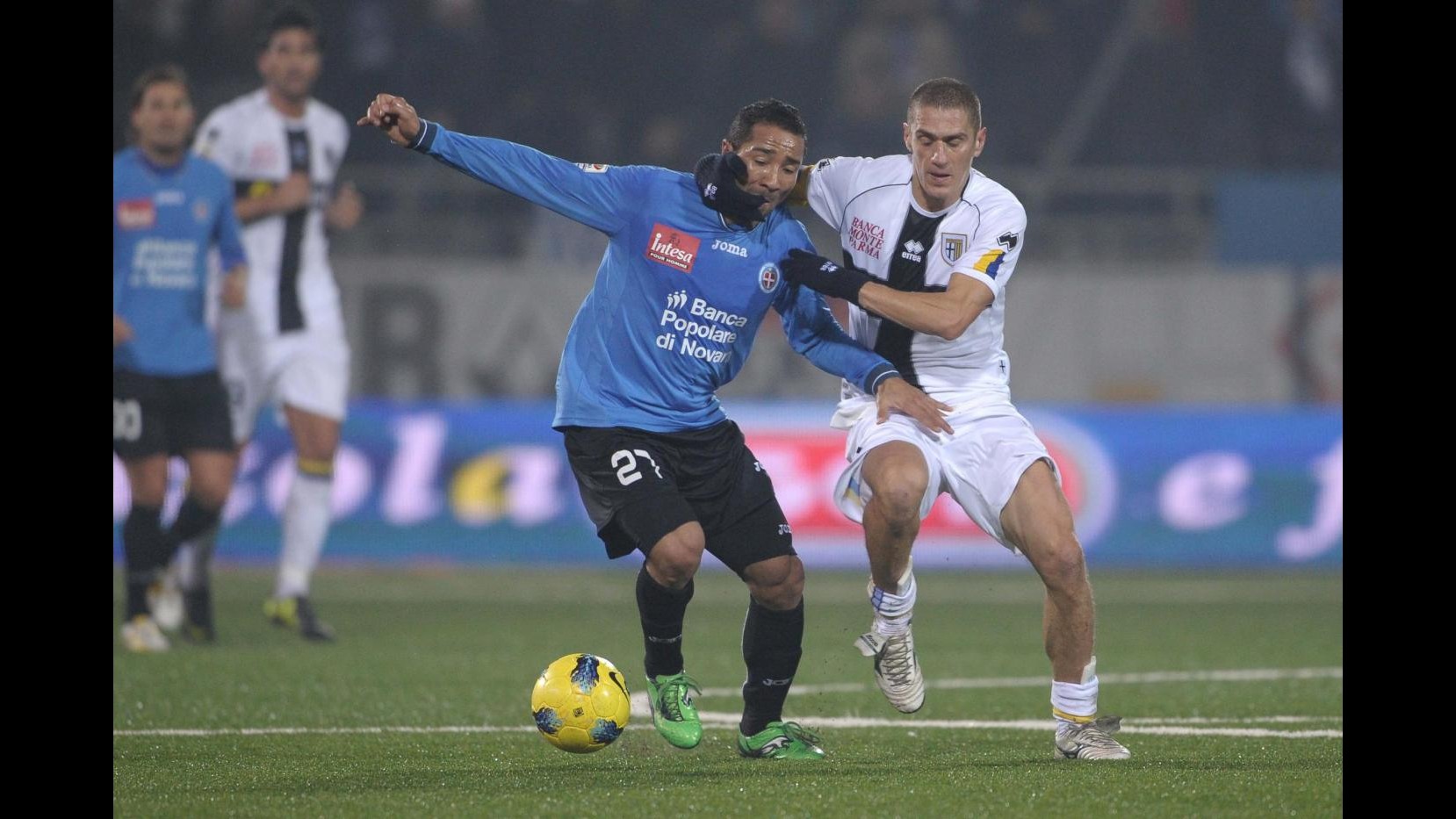 Serie A, il Catania passa a Lecce. Il Novara doma il Parma