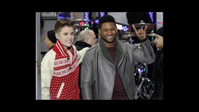Justin Bieber con Usher per concerto Natale al Rockefeller Center