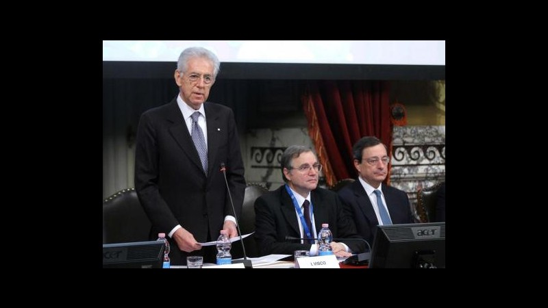 Monti: Ora l’Italia è più credibile che in passato