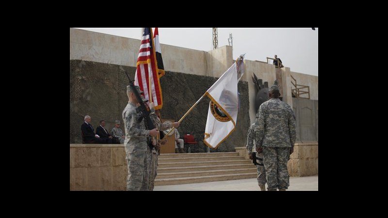 Cerimonia Usa: la guerra in Iraq è finita