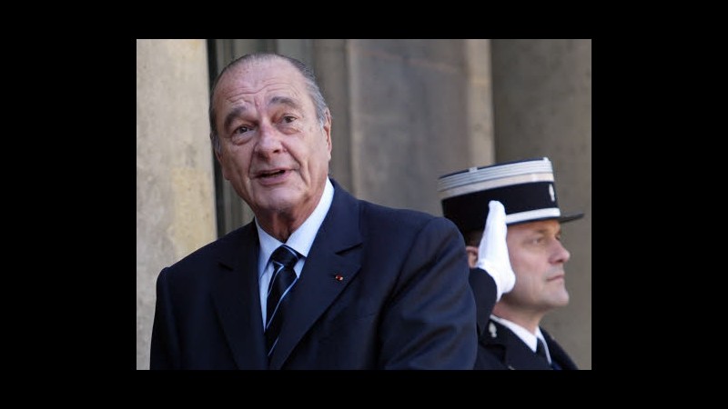 Chirac condannato:2 anni con condizionale