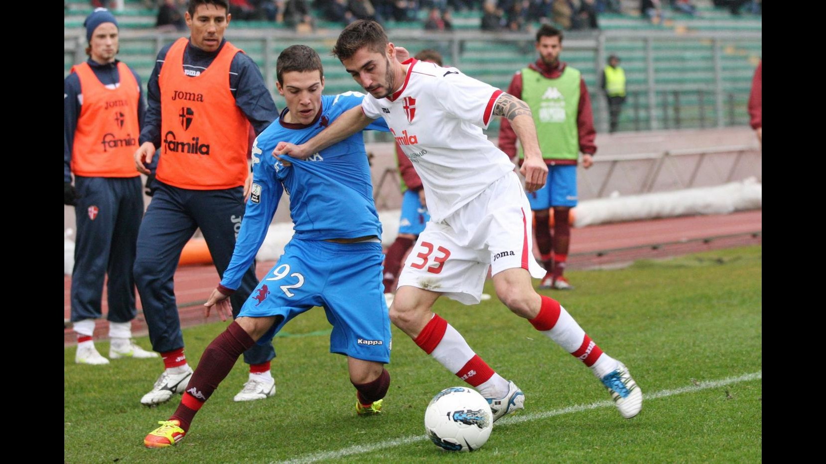 Serie B, 15′ di nulla di fatto nel recupero di Padova-Torino 1-0