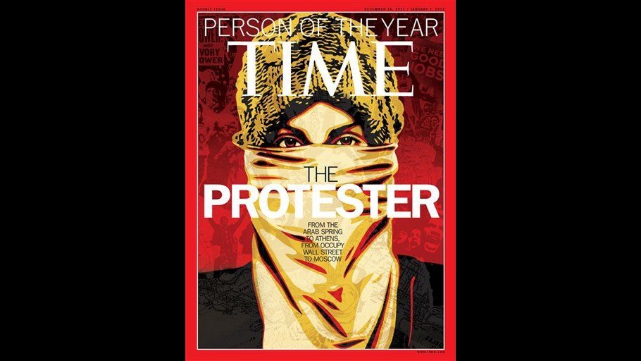 Rivista Time sceglie ‘il manifestante’ come persona dell’anno