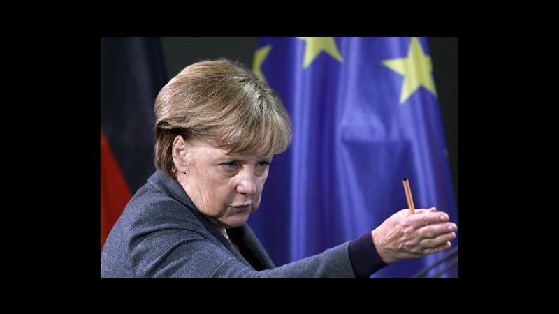 Crisi, Merkel: Sì misure austerità, ma anche favorire la crescita